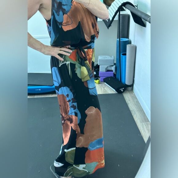 Sandro Ferrone wide leg, high neck jumpsuit - Picture 3 of 7